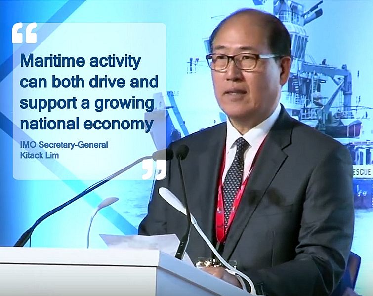 Kitack Lim is the Secretary General of the International Maritime Organization (IMO)