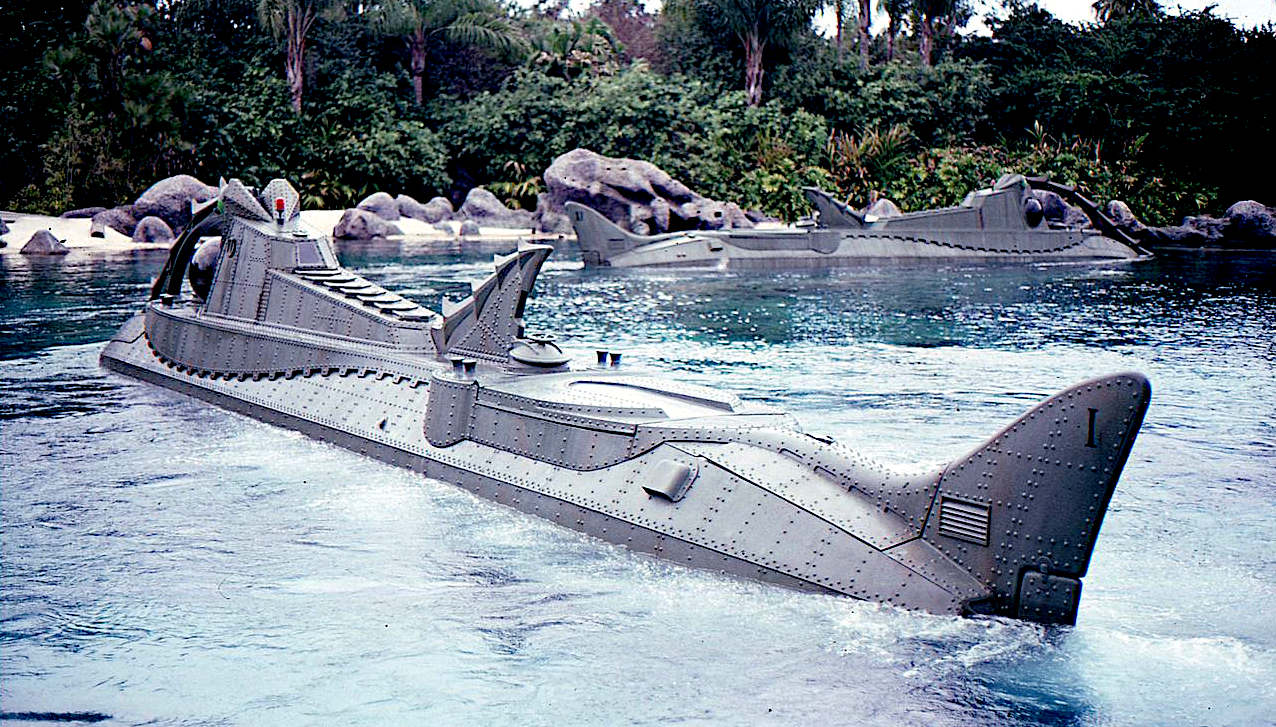 Captain Nemo's submarine, at Disney theme park